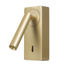 Forlight Luz de lectura COLO LED 2.1W Blanco cálido - 3000K ON-OFF Oro 107lm Decorative Forlight COLO