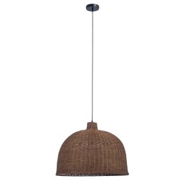 Lámpara Colgante IP20 CORTIC E27 15 Negro Rattan natural Forlight CORTIC