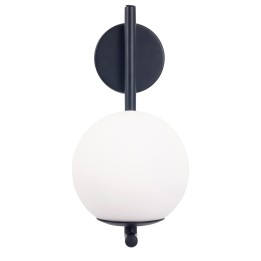 Aplique IP44 Sfera Simple G9 Max. 6W Negro Forlight Sfera