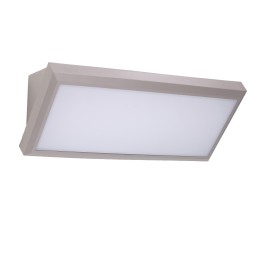 Aplique IP65 Samper LED 12 Blanco cálido - 3000K ON-OFF Gris 1100.00 Forlight Samper