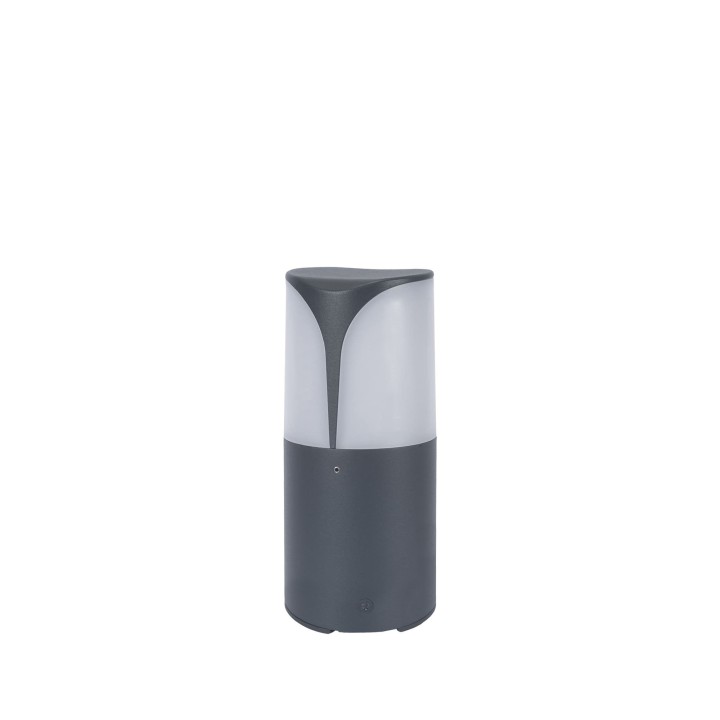 Baliza IP54 ASTRA E27 15 Gris urbano Forlight ASTRA