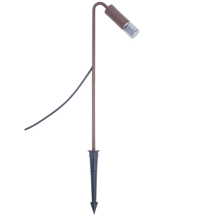 Baliza IP54 TRIM LED 3.5 Blanco cálido - 3000K ON-OFF Marrón 280 Forlight TRIM