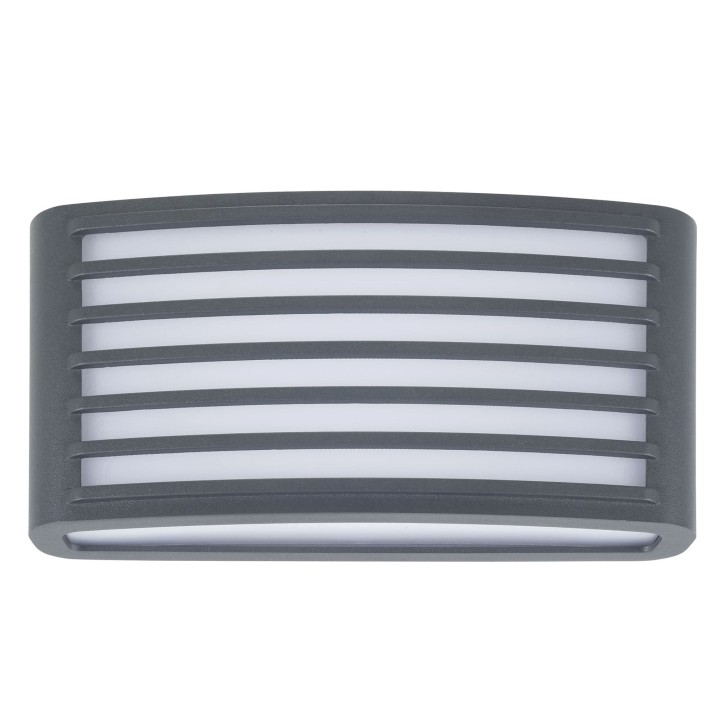 Aplique IP54 ZENITHA LED 12 Blanco cálido - 3000K ON-OFF Negro 1300 Forlight ZENITHA