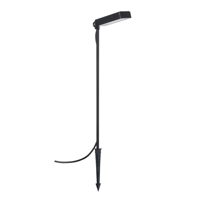 Baliza IP54 PIOUS LED 3.5 Blanco cálido - 3000K ON-OFF Negro 290 Forlight PIOUS
