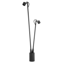 Baliza IP54 FINT LED 13 Blanco cálido - 3000K ON-OFF Negro 635 Forlight FINT