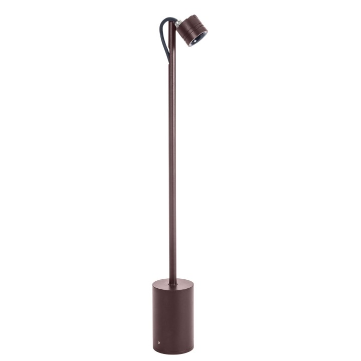 Baliza IP54 FINT LED 3.5 Blanco cálido - 3000K ON-OFF Marrón 285 Forlight FINT