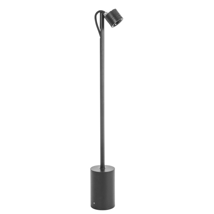 Baliza IP54 FINT LED 3.5 Blanco cálido - 3000K ON-OFF Negro 285 Forlight FINT