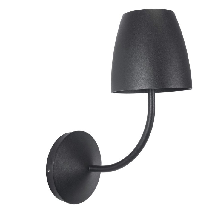 Aplique IP54 Eclipta II LED 10 Blanco cálido - 3000K ON-OFF Negro 1190 Forlight Eclipta II