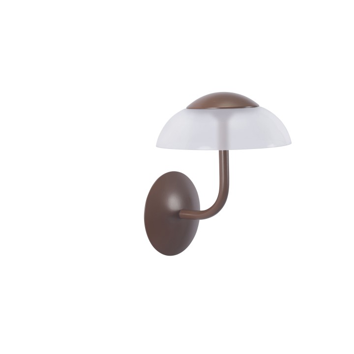 Aplique IP54 Eclipta II LED 9.2 Blanco cálido - 3000K ON-OFF Marrón 1063 Forlight Eclipta II