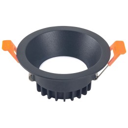 Downlight IP54 JET NEGRE LED 7 Blanco cálido - 3000K ON-OFF Negro 720.00 Forlight Jet