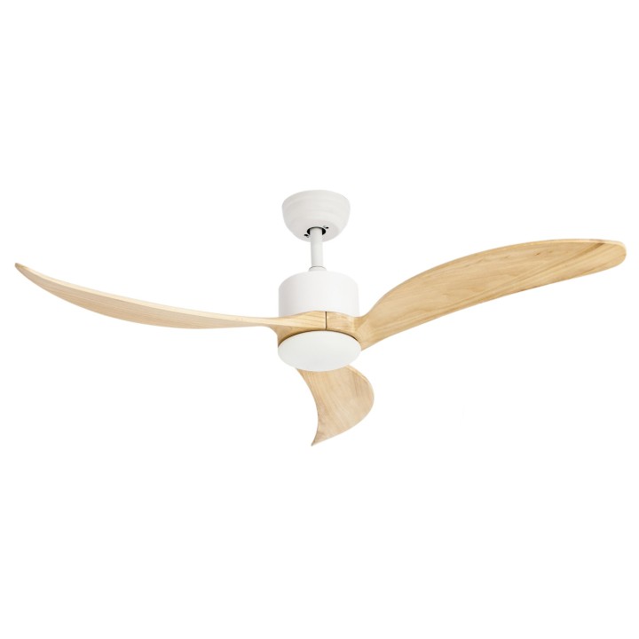 Ventilador de techo IP20 Nere LED SW 3000-4000-6000K ON-OFF Blanco Madera 2090 Forlight Nere