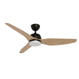 Ventilador de techo IP20 July LED SW 2700-4000-6000K ON-OFF Negro Madera 2570 Forlight July
