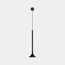 Lámpara Colgante Alive Single LED 6.9W 492lm 2700K Negro Leds C4 00-6670-05-05