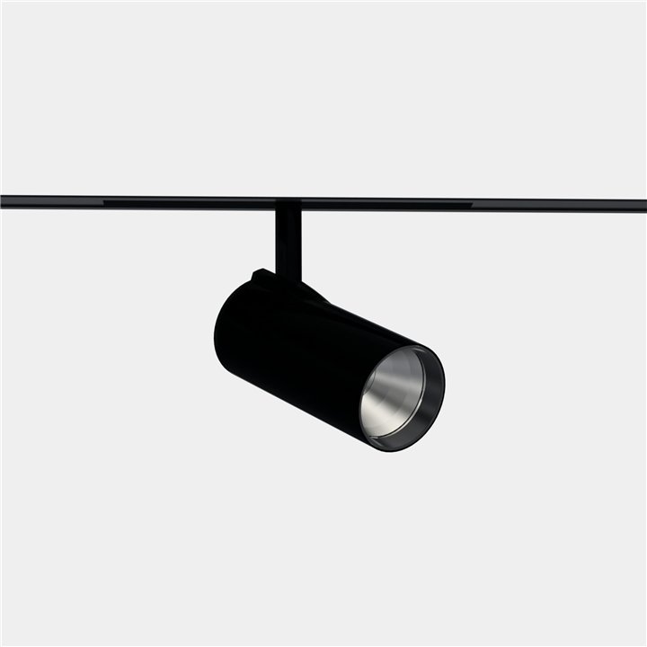Proyector Strom 55 LV 24 Blanco cálido - 3000K CRI 90 39.1º ON-OFF Negro texturizado 2227lm LedsC4 35-A168-G7-OS