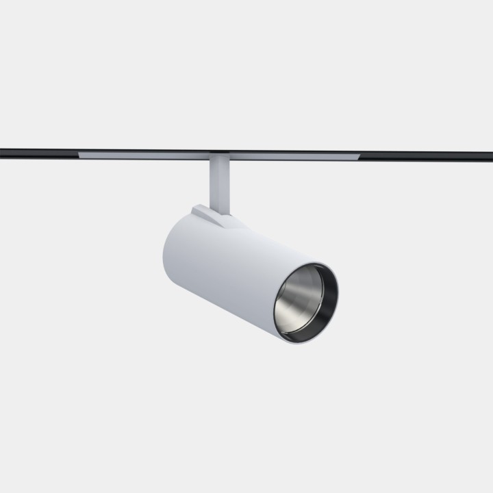Proyector Strom 55 LV 24 Blanco neutro - 4000K CRI 90 23.1º ON-OFF Blanco texturizado 2339lm LedsC4 35-A173-H2-OS