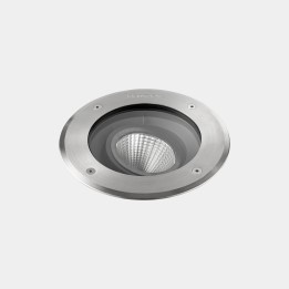 Lámpara Empotrable de suelo IP65-IP67 Gea Cob 223mm LED 26.7 Blanco cálido - 3000K DALI-2 Acero inoxidable AISI 316 2262lm LedsC
