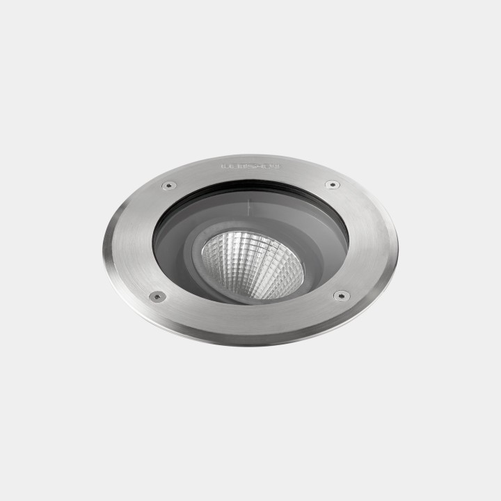 Lámpara Empotrable de suelo IP65-IP67 Gea Cob 223mm LED 26.7 Blanco neutro - 4000K DALI-2 Acero inoxidable AISI 316 2423lm LedsC
