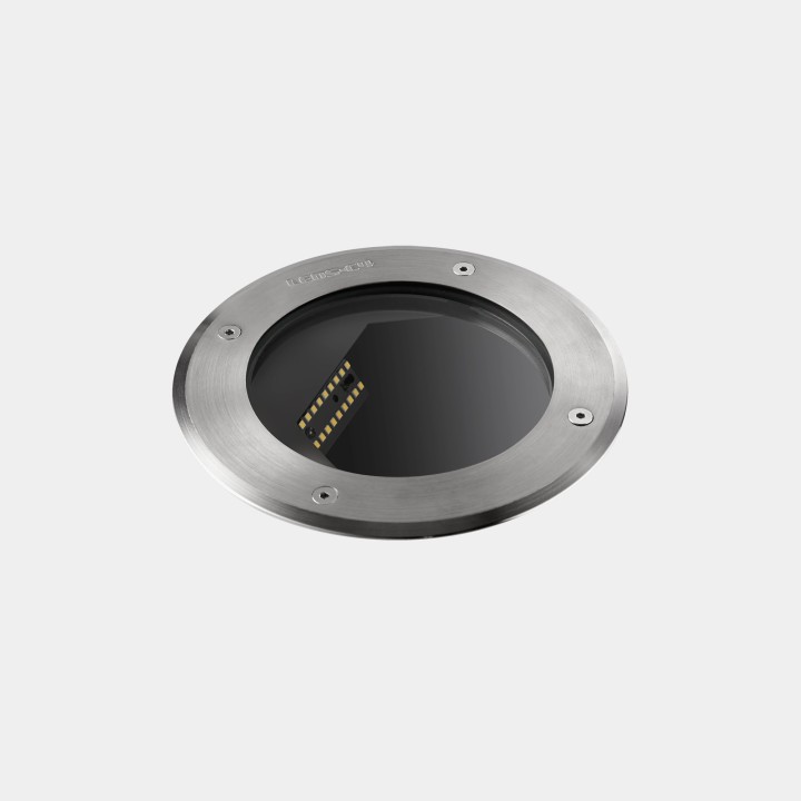 Lámpara Empotrable de suelo IP65-IP67 Gea Wall Washer 185mm LED 18.5 Blanco cálido - 3000K DALI-2 Acero inoxidable AISI 316 618l