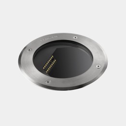 Lámpara Empotrable de suelo IP65-IP67 Gea Wall Washer 225mm LED 27.5 Blanco cálido - 3000K DALI-2 Acero inoxidable AISI 316 1008