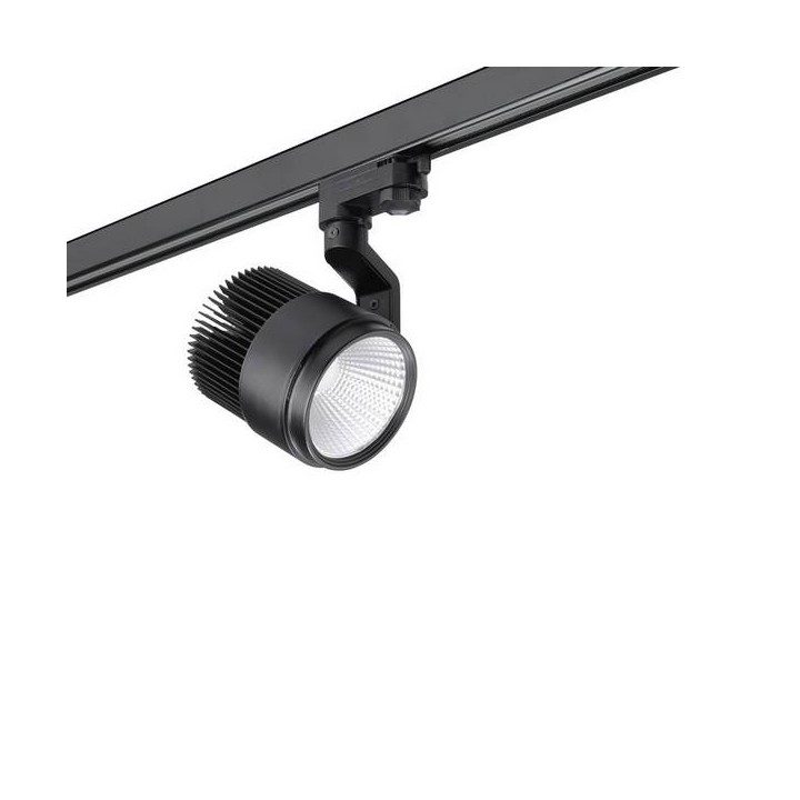 Lampara PROYECTOR ACTION AC  1 x LED VOSSLOH 20W  NEGRO Leds C4