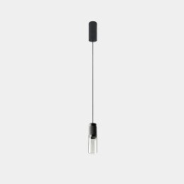 Lámpara Colgante Iris Pendant Surface Big Pipe 12.5 Blanco cálido - 3000K CRI 90 DALI-2 Negro IP20 952lm LedsC4 AV26-12W9Z3DS60