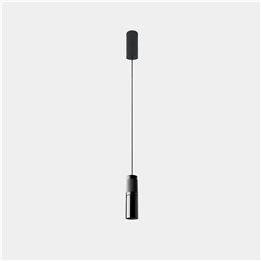 Lámpara Colgante Iris Pendant Surface Big Pipe 12.5 Blanco cálido - 3000K CRI 90 DALI-2 Negro/Negro/Negro IP20 952lm LedsC4 AV26