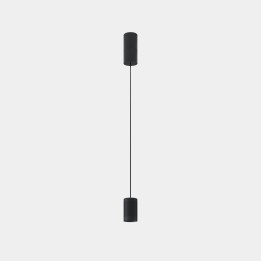 Lámpara Colgante Iris Pendant Surface Big Hoop 18.1 Blanco cálido - 3000K CRI 90 ON-OFF Negro IP20 2002lm LedsC4 AV26-18W9U3OS60
