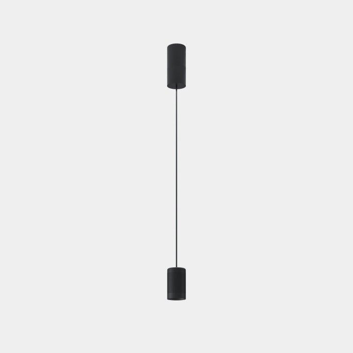 Lámpara Colgante Iris Pendant Surface Big Hoop 18.1 Blanco cálido - 3000K CRI 90 ON-OFF Negro IP20 2002lm LedsC4 AV26-18W9U3OS60