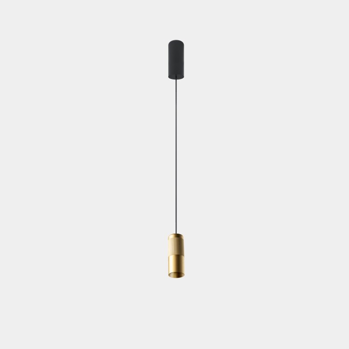 Lámpara Colgante Iris Pendant Surface Big Visual Comfort 18.1 Blanco cálido - 3000K CRI 90 ON-OFF Negro/Oro/Transparente IP20 76