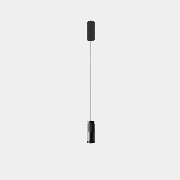 Lámpara Colgante Iris Pendant Surface Big Visual Comfort 18.1 Blanco cálido - 3000K CRI 90 DALI-2 Negro IP20 828lm LedsC4 AV26-1