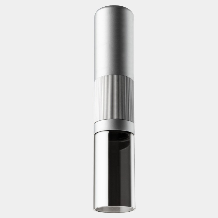 Plafon Iris Ceiling Surface Big Pipe 6.3 Blanco cálido - 2700K CRI 90 ON-OFF Gris/Gris/Gris IP23 376lm LedsC4 AV27-P6V9Z2OSO9