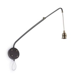 Lampara APLIQUE VINTAGE 1 x LED CREE 8,3W  MARRON OSCURO Leds C4