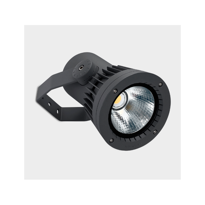 Proyector IP65 Hubble Cob LED ø126mm LED 10.8W 2700K Gris urbano 1167lm Leds C4 05-9989-Z5-CK