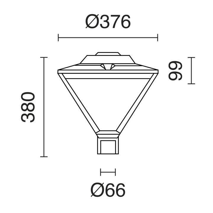 Cabezal de farola Christer Fanal 47W 9050lm 4000K - Christer 1035A-L3150AA0-02