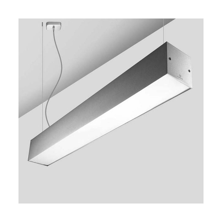 Lampara PLAFON INFINITE 1 x G5 39W  GRIS Leds C4