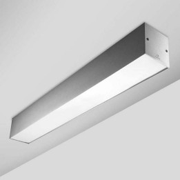 Lampara PLAFON INFINITE 2 x G5 54W  GRIS Leds C4