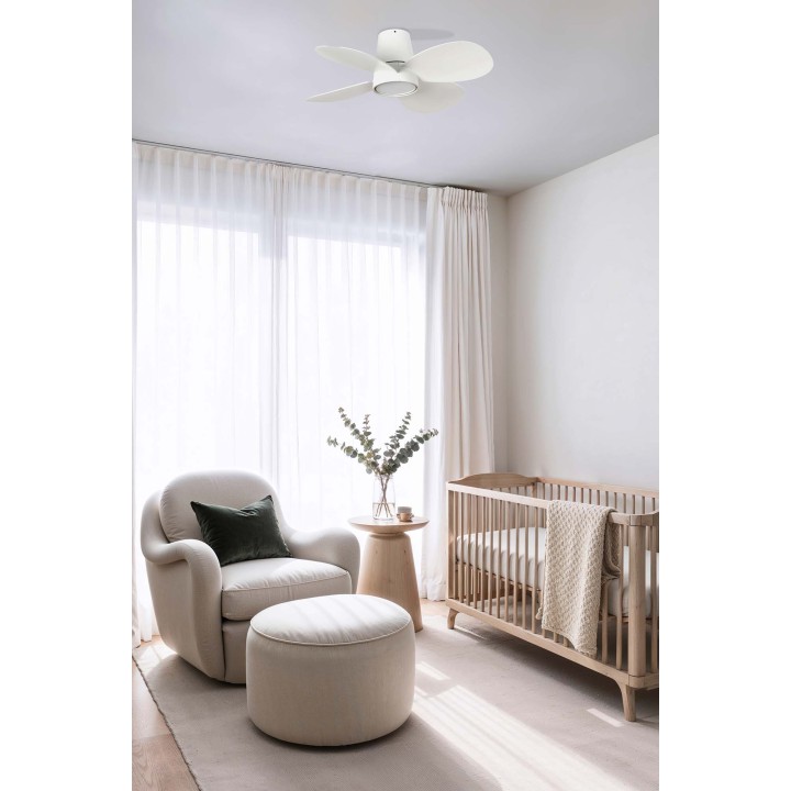 Faro KLOVER S Ventilador blanco