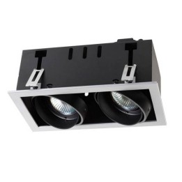 Lampara EMPOTRABLE DE TECHO MULTIDIR 2 x GU5.3 MAX. 50W  G Leds C4