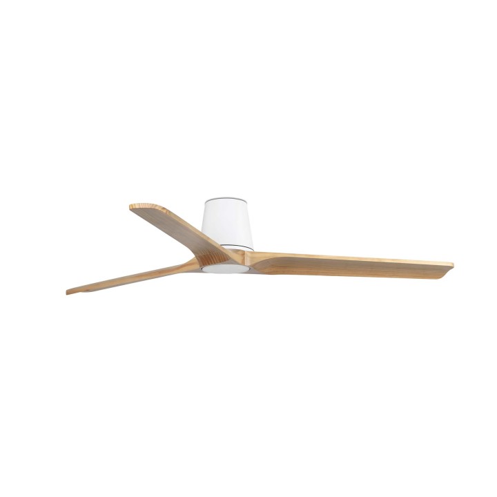 Faro HEYWOOD TUB L Ventilador blanco/pino