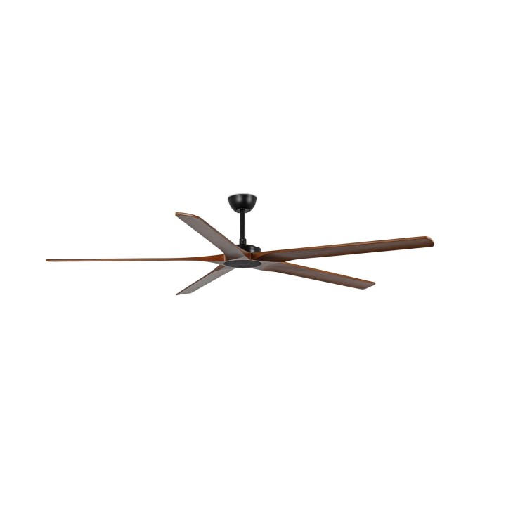 Faro BIGWOOD 20 XL Ventilador negro/nogal