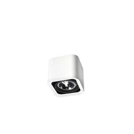 Lampara PLAFON BACO 1 x G53 MAX. 75W  BLANCO NEGRO Leds C4