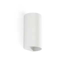 Faro SOLE 2L Aplique redondo blanca