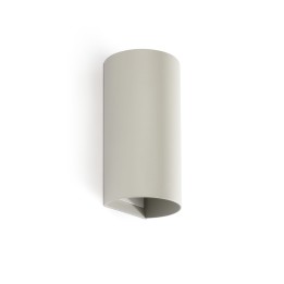 Faro SOLE 2L Aplique redondo gris
