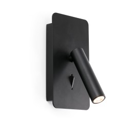 Faro SUAU USB C Aplique negro