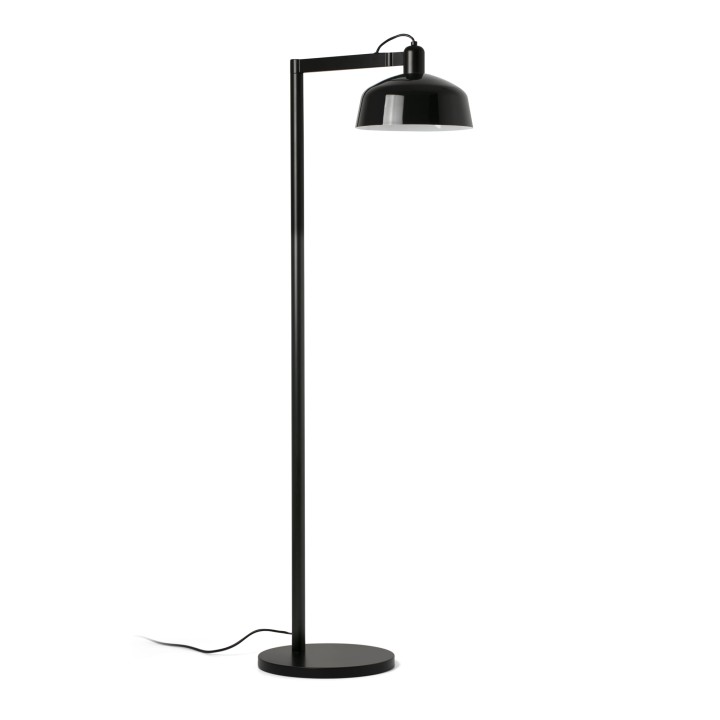 Faro TATAWIN Lámpara metal de pie negra