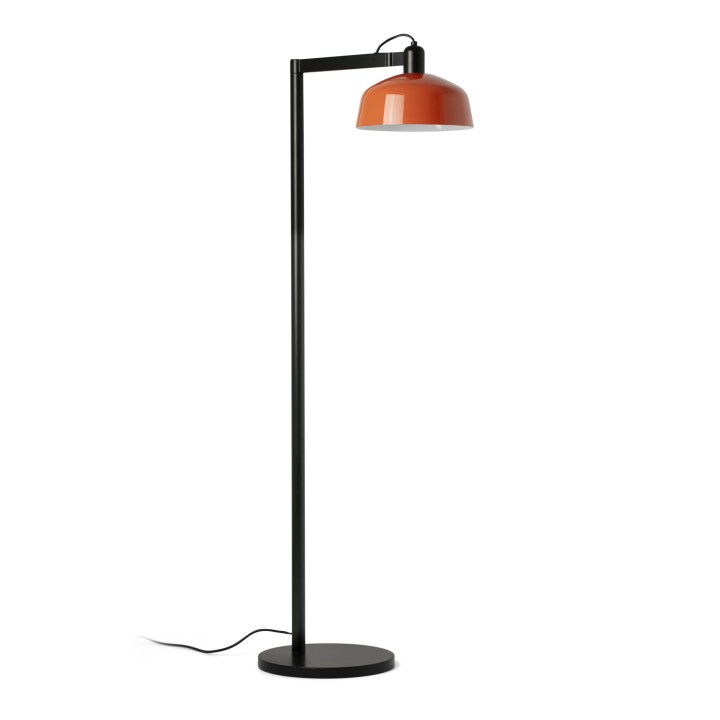 Faro TATAWIN Lámpara metal de pie naranja