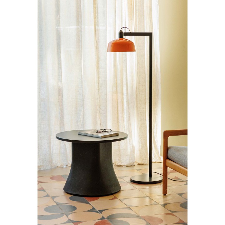 Faro TATAWIN Lámpara metal de pie naranja