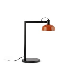 Faro TATAWIN Lámpara metal sobremesa naranja rojizo