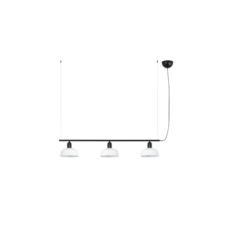 Faro TATAWIN S metal 3L Colgante blanca