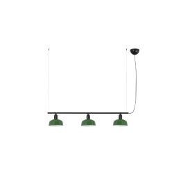 Faro TATAWIN S metal 3L Colgante verde